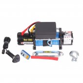 Лебедка автомобильная 5.5т, 12V (нейлоновый трос)