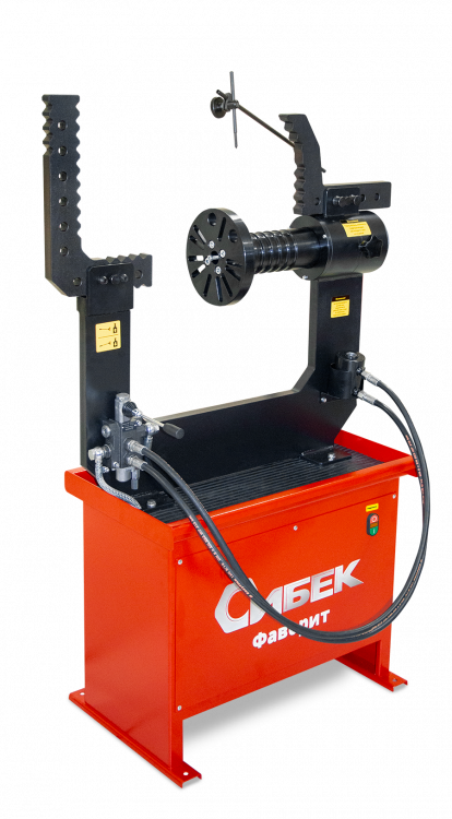 Фаворит  (ДП22.000 СБ 220) Стенд для правки дисков (электрический стенд 220В с гидроприводом для правки легкосплавных дисков)