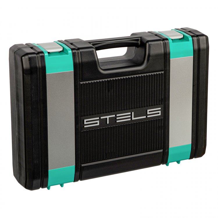 Набор инструментов 1/2", CrV, S2, усиленный кейс 58 предм, Stels