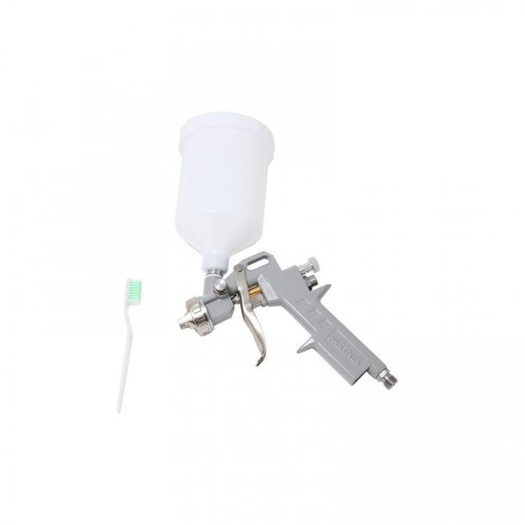 Краскораспылитель с верхним пластиковым бачком (600мл, 1.5мм, 2 bar, 85-113 л/мин, присоед. резьба 1/4")