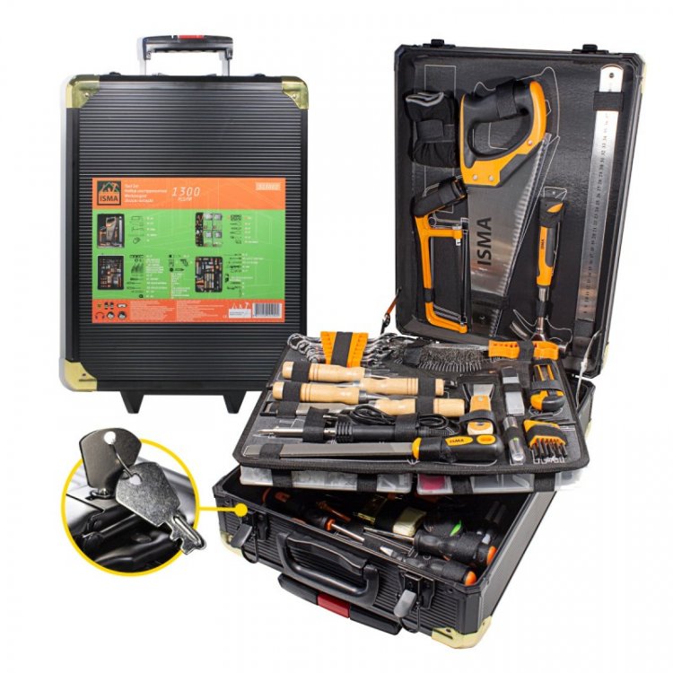 Набор инструментов 1300пр.1/2''(6-гр.)(5-13мм)''Дорожный кейс'' Набор инструментов 1300пр.1/2''(6-гр.)(5-13мм)''Дорожный кейс''