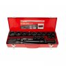 Набор инструментов ударных 21пр, 3/4" (6гр.)(17,19,21,22,24,27,30,32,34,35,36,36-12гр.,38,41,46,50мм), в метал. кейсе