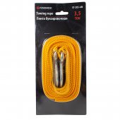 Трос буксировочный тканая лента 4м 3,5т с крюками Трос буксировочный тканая лента 4м 3,5т с крюками