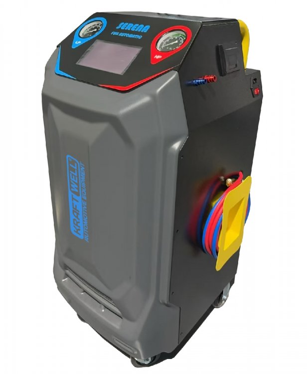 KRW400Touch Станция автомат для заправки автомобильных кондиционеров, сенсорный дисплей