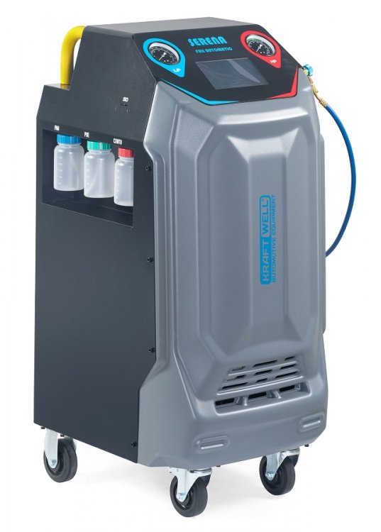 KRW400Touch Станция автомат для заправки автомобильных кондиционеров, сенсорный дисплей