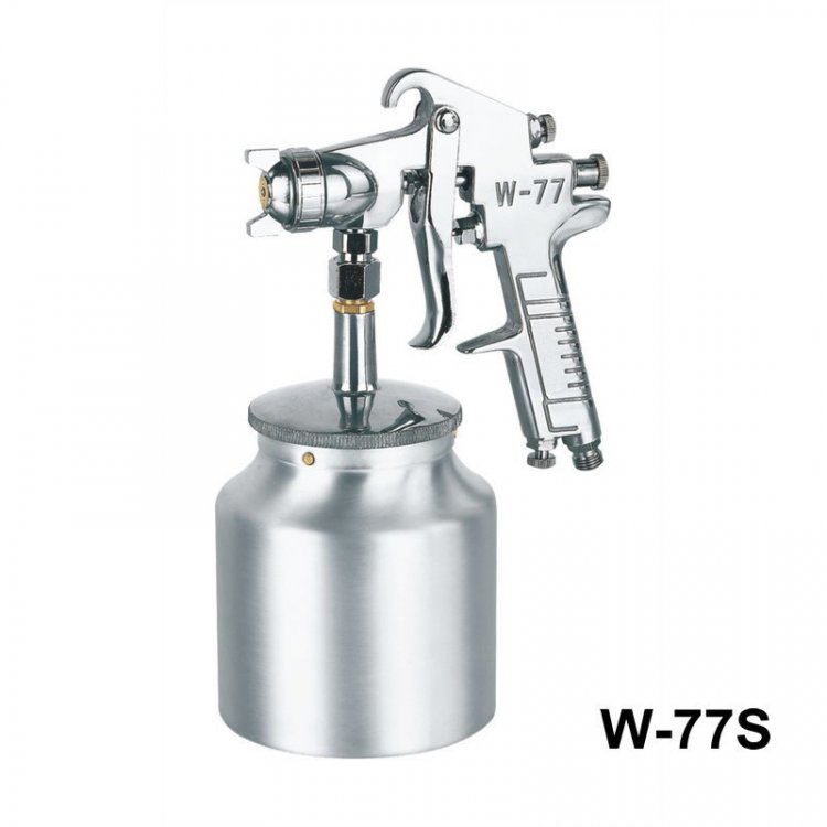 Краскораспылитель с металлическим бачком 400мл, сопло 2.5мм Краскораспылитель с металлическим бачком 400мл, сопло 2.5мм