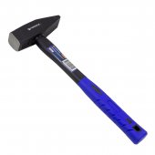 Молоток слесарный с фиберглассовой ручкой и резиновой противоскользящей накладкой (1000г)