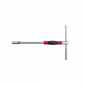 Ключ торцевой T-образный с прорезиненой поворотной рукояткой 13мм(L-320мм)