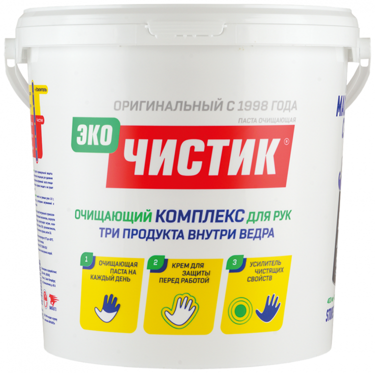 Средство для очистки рук Эко ЧИСТИК, 11л ведро «ЧИСТИК» Средство для очистки рук Эко ЧИСТИК, 11л ведро «ЧИСТИК»