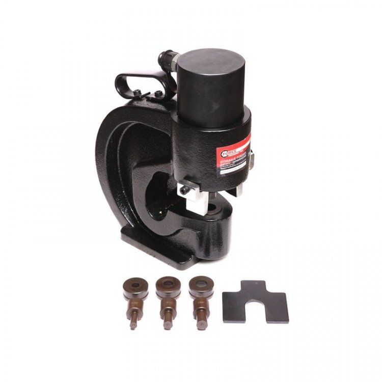 Дырокол гидравлический 35т (Ø11.1, 14.3, 17.5, 20.6мм;сталь нерж.-8мм; медь/алюм.-12мм) Дырокол гидравлический 35т (Ø11.1, 14.3, 17.5, 20.6мм;сталь нерж.-8мм; медь/алюм.-12мм)