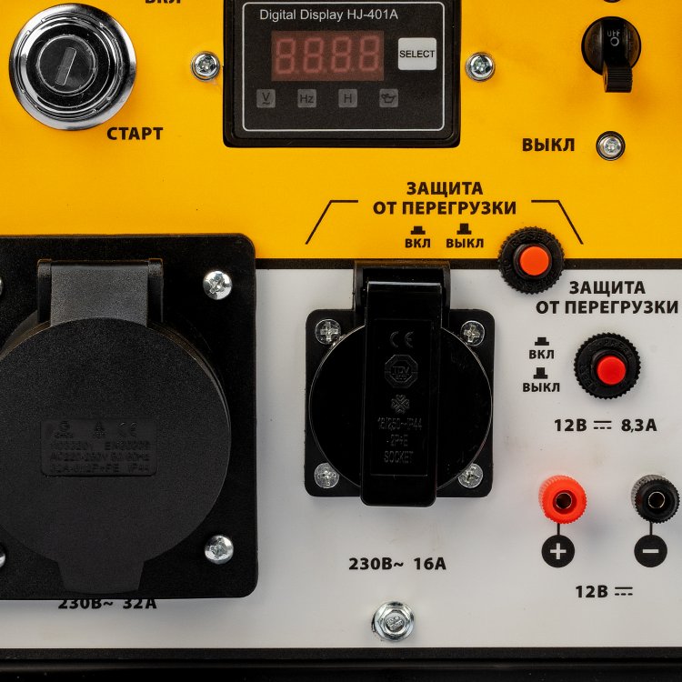 Генератор дизельный DES-55E, 5,5 кВт, 230 В, 11 л, электростартер// Denzel Генератор дизельный DES-55E, 5,5 кВт, 230 В, 11 л, электростартер// Denzel