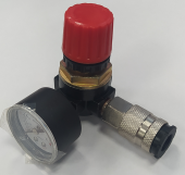 Регулятор давления 1/4" с краном быстрого зажима