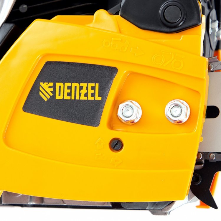 Пила цепная бензиновая DGS-4516, шина 40 см, 45см3, 3,0 л.с., шаг 3/8, паз 1,3 мм, 57 зв// Denzel