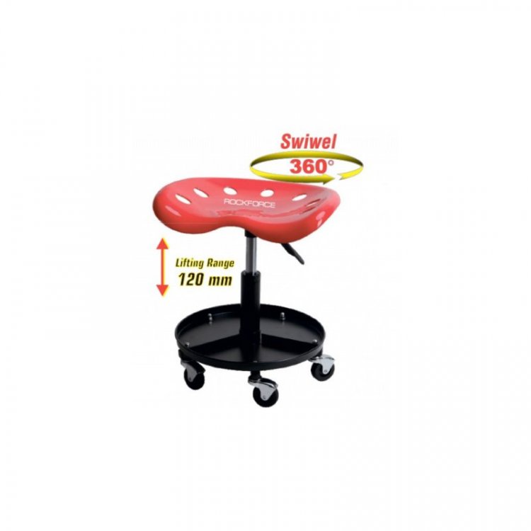 Стул слесарный передвижной (поворотный 360гр.с регулировкой высоты (пластик) Стул слесарный передвижной (поворотный 360гр.с регулировкой высоты (пластик)