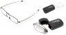 Очки для чтения компактные (+1.50, металлическая оправа), в пластиковом футляре