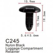 Клипса для крепления внутренней обшивки а/м Тойота пластиковая (100шт/уп.)
