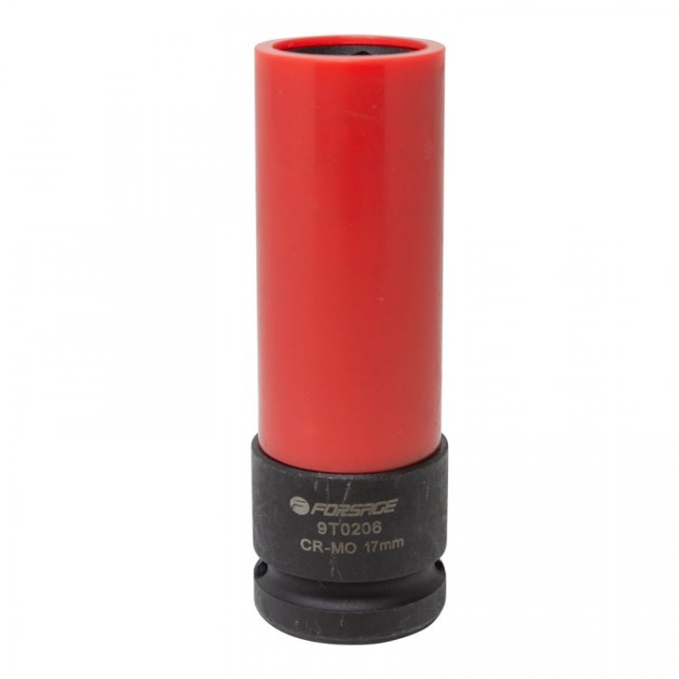 Головка ударная тонкостенная для литых дисков Mercedes-Benz 17мм, 1/2", на пластиковом держателе