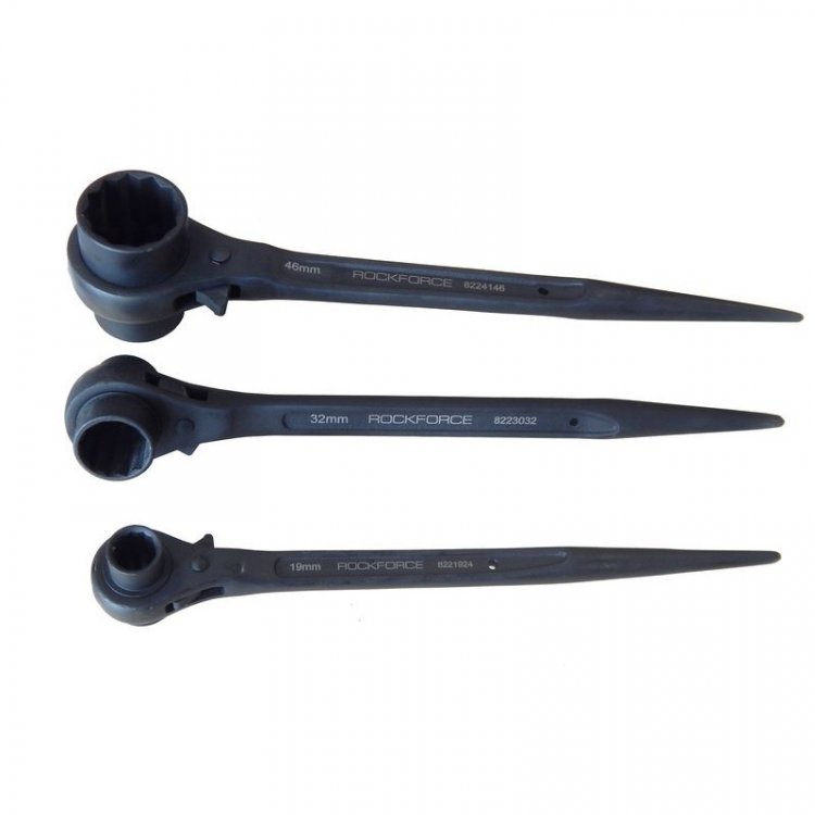 Ключ трещоточный ступичный усиленный 41х46