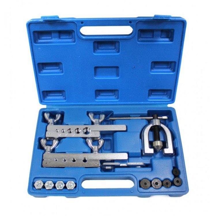 Набор для развальцовки трубок универсальный (метр.+дюйм)(3/16,1/4,5/16,3/8,1/2,4,7,6,8,10)