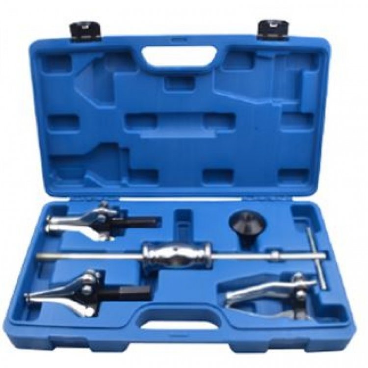 Набор съемников подшипников в комплекте с обратным молотком (внутр. диам. подшип.:15-30мм,30-80мм наруж. диам. подшип.:15-80мм)