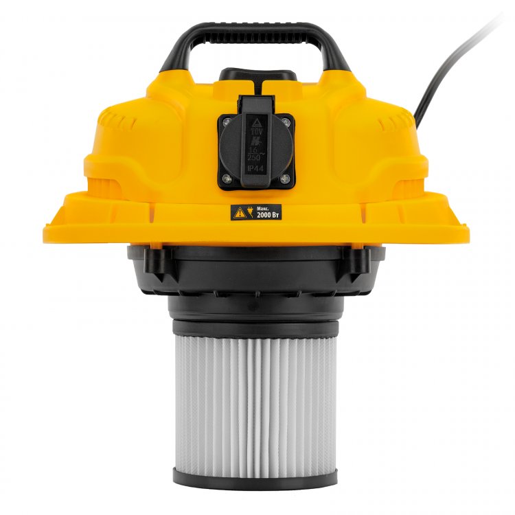 Пылесос строительный LVC20, 1400 Вт, бак 20 л, шланг 3 м, розетка с автосинхр.// Denzel Пылесос строительный LVC20, 1400 Вт, бак 20 л, шланг 3 м, розетка с автосинхр.// Denzel