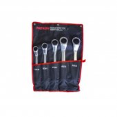 Набор ключей накидных отогнутых на 45грд. 5пр.(32x36,36x41,41x46,46x50,50x55мм), на полотне Набор ключей накидных отогнутых на 45грд. 5пр.(32x36,36x41,41x46,46x50,50x55мм), на полотне