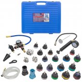 Набор приспособлений для тестирования систем охлаждения 28пр.(0-2.5bar), в кейсе Набор приспособлений для тестирования систем охлаждения 28пр.(0-2.5bar), в кейсе