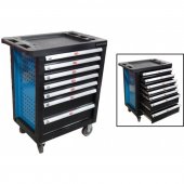 Тележка инструментальная 7-и полочная(синяя) с пластиковой защитой корпуса+2боковые перфорации,460х770х980(полки:65х400х530-5шт,140х400х530мм-2шт) Тележка инструментальная 7-и полочная(синяя) с пластиковой защитой корпуса+2боковые перфорации,460х770х980(полки:65х400х530-5шт,140х400х530мм-2шт)