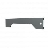 Фасад маленького ящика для верстака GAROPT, серия HARD, с отверстием для замка, СЕРЫЙ