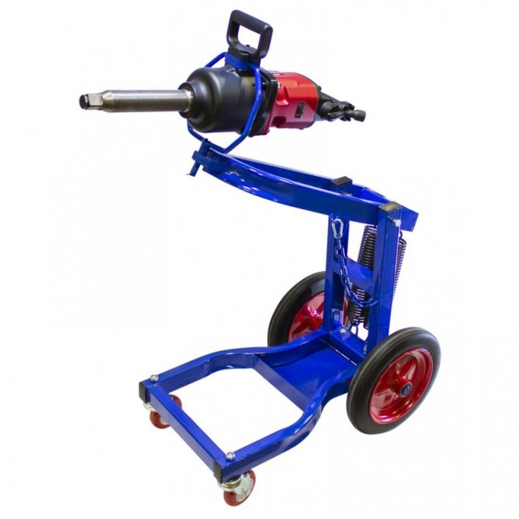 Тележка-держатель для ударного гайковерта на 4-х колесах (max нагрузка 50кг) Тележка-держатель для ударного гайковерта на 4-х колесах (max нагрузка 50кг)