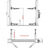 Подъемник комплект 5,5 т, электростопоры KraftWell арт. STELLA 2B