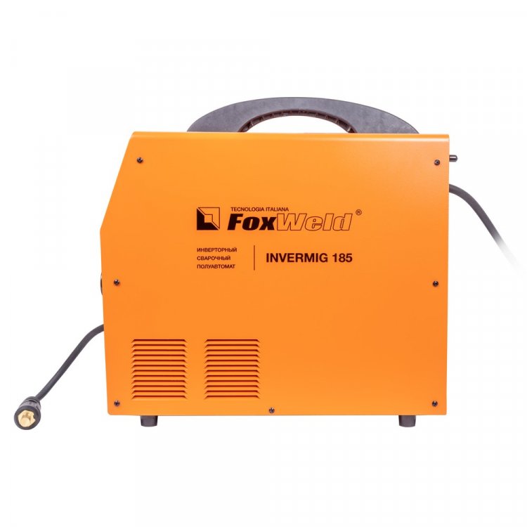 Сварочный полуавтомат Invermig 185  - Надежный 185А полуавтомат 3-в-1 с внутренним механизмом подачи проволоки. Сварочный ток 30-180 (MIG), 20-180 (TIG), 30-160(MMA). Возможность сварки порошковой проволокой (FCAW).    Разъём панельных розеток: 35мм²