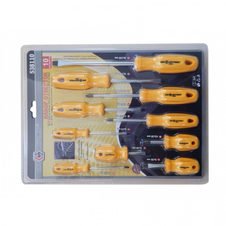 Набор отверток 10пр.