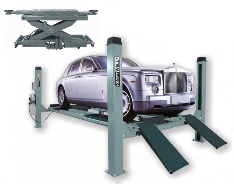 Комплект для сход-развала г/п 5.5 т платформы 5700 мм с пневмотраверсой 3 т. и кругами