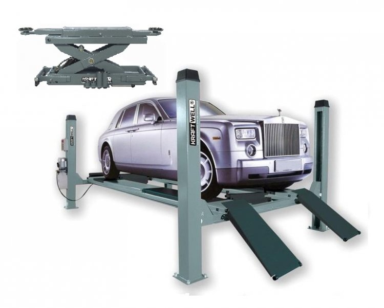 Комплект для сход-развала г/п 5.5 т платформы 5700 мм с пневмотраверсой 3 т. и кругами