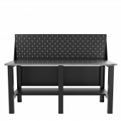 Верстак бестумбовый с экраном/ Стол для слесарных работ 1800*700 GAROPT, Gt1800STPP