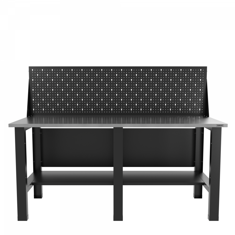 Верстак бестумбовый с экраном/ Стол для слесарных работ 1800*700 GAROPT, Gt1800STPP Верстак бестумбовый с экраном/ Стол для слесарных работ 1800*700 GAROPT, Gt1800STPP