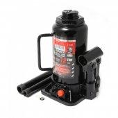 Домкрат гидравлический бутылочный, 10т (с предохранительным клапаном, минимальная высота: 190 мм, ход штока: 110 мм, ход винта: 60 мм, максимальная вы