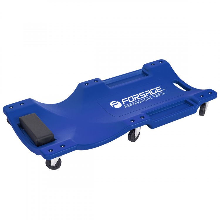 Лежак пластиковый подкатной на 6-ти колесах с паралоновым подголовником (470х1000мм, max нагрузка-135кг) Лежак пластиковый подкатной на 6-ти колесах с паралоновым подголовником (470х1000мм, max нагрузка-135кг)