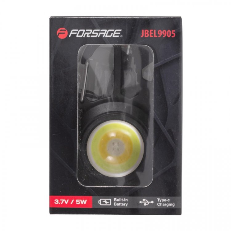 Фонарь портативный многофункциональный (светодиод COB, 7 режимов освещения, 3.7V, 5W, IP64)