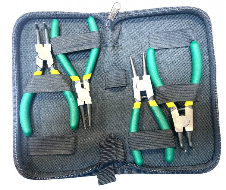 Набор клещей для снятия стопорных колец 5", 4 предметов, арт. № HZ 25.1.059S horex Набор клещей для снятия стопорных колец 5", 4 предметов, арт. № HZ 25.1.059S horex