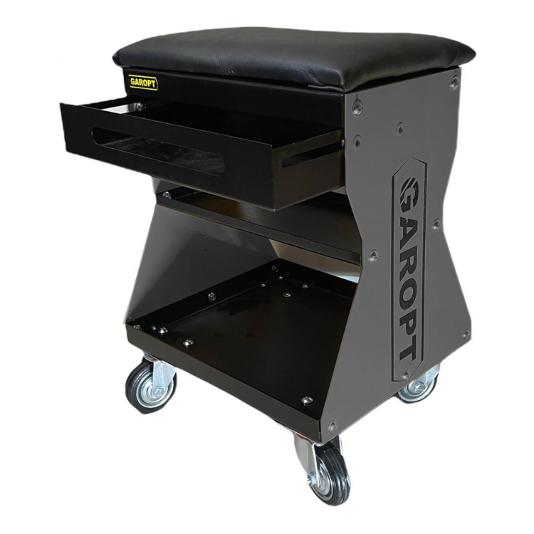 Стул / сиденье автослесаря GAROPT серый Стул / сиденье автослесаря GAROPT серый