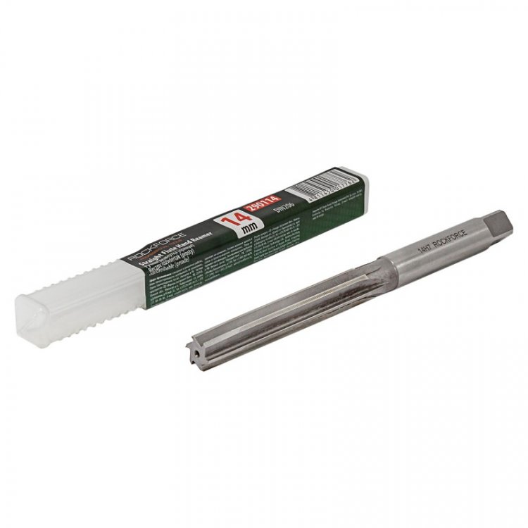 Развертка ручная (прямая) 14мм Profi, в пластиковом футляре