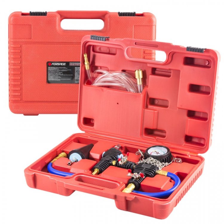 Приспособление для замены охлаждающей жидкости пневматическое, в кейсе