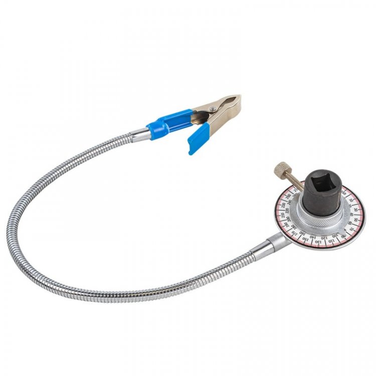 Шкала доворотная стальная с зажимом 1/2", в блистере