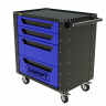 Gt4.blue Тележка инструментальная Garopt 4 ящика СИНЯЯ, Серия "Low-cost"