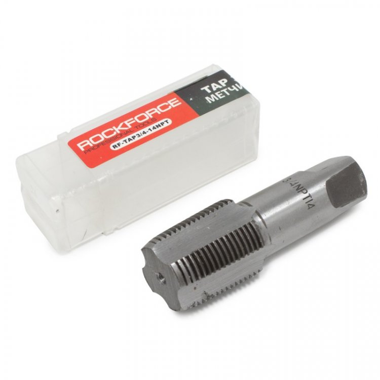 Метчик 3/4-14NPT (дюйм), в пластиковом футляре