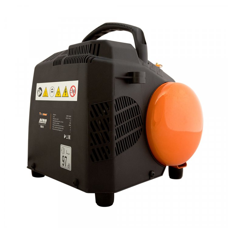 Компрессор безмасляный AERO 186/6 - безмасляный, 1,2кВт, 180л/мин, бак 6л (арт. 7128) Компрессор безмасляный AERO 186/6 - безмасляный, 1,2кВт, 180л/мин, бак 6л (арт. 7128)