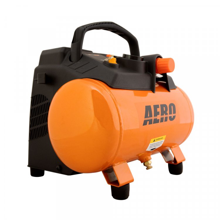 Компрессор безмасляный AERO 186/6 - безмасляный, 1,2кВт, 180л/мин, бак 6л (арт. 7128) Компрессор безмасляный AERO 186/6 - безмасляный, 1,2кВт, 180л/мин, бак 6л (арт. 7128)