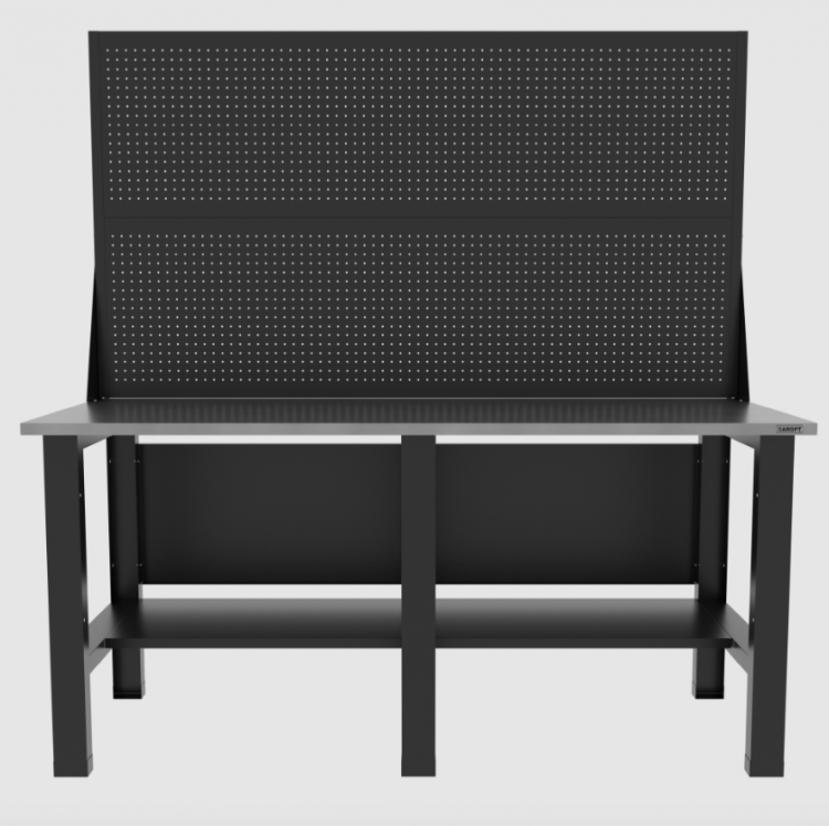 Верстак бестумбовый с двумя экранами/ Стол для слесарных работ 1800*700 GAROPT, Gt1800STPP2 Верстак бестумбовый с двумя экранами/ Стол для слесарных работ 1800*700 GAROPT, Gt1800STPP2